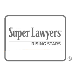 An image of the Super Lawyers Rising Stars badge, awarded to ASR Law Firm founding attorney, ASR Law Firm.
