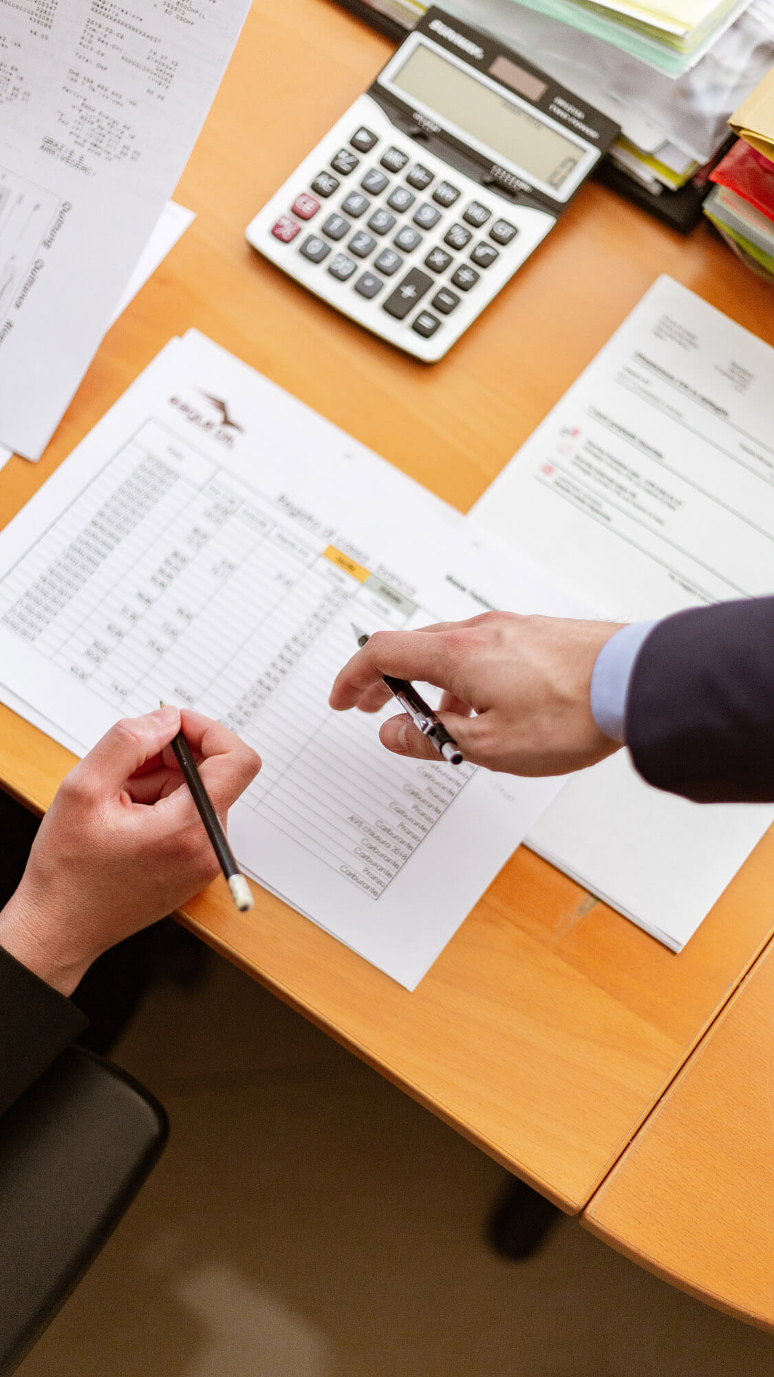 Image of a title office desk in Boca Raton, the home of South Florida comprehensive legal service, ASR Law Firm. 