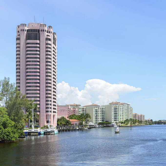 Image of Boca Raton Law Firm ASR Law Firm's hometown in Boca Raton with view of the intercoastal waterway..