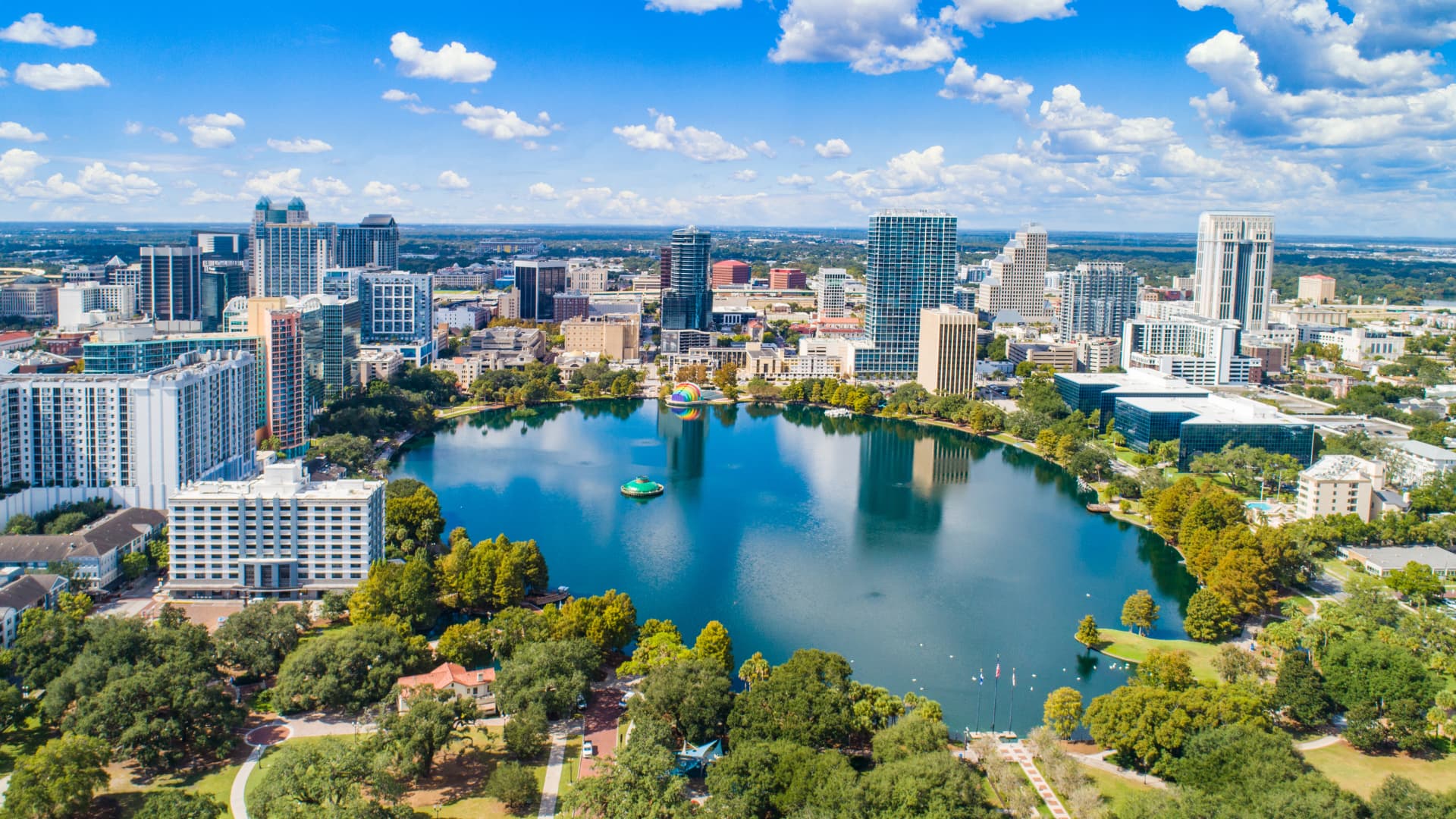 An image of developed Florida Land. 