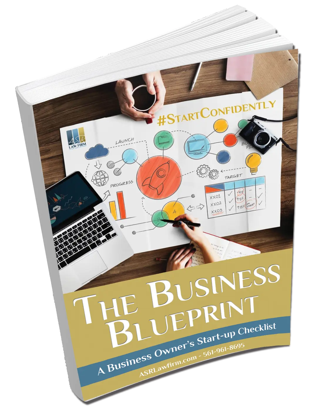 An image of the business blueprint ebook from asr law firm.