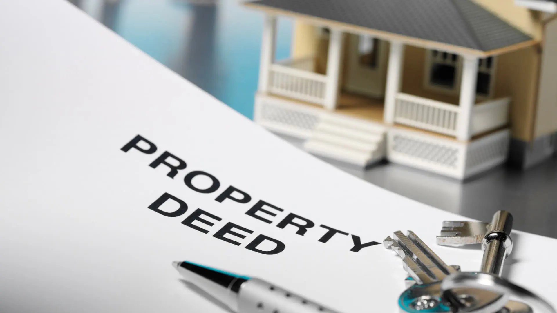 An image of a property deed that includes deed restrictions. 