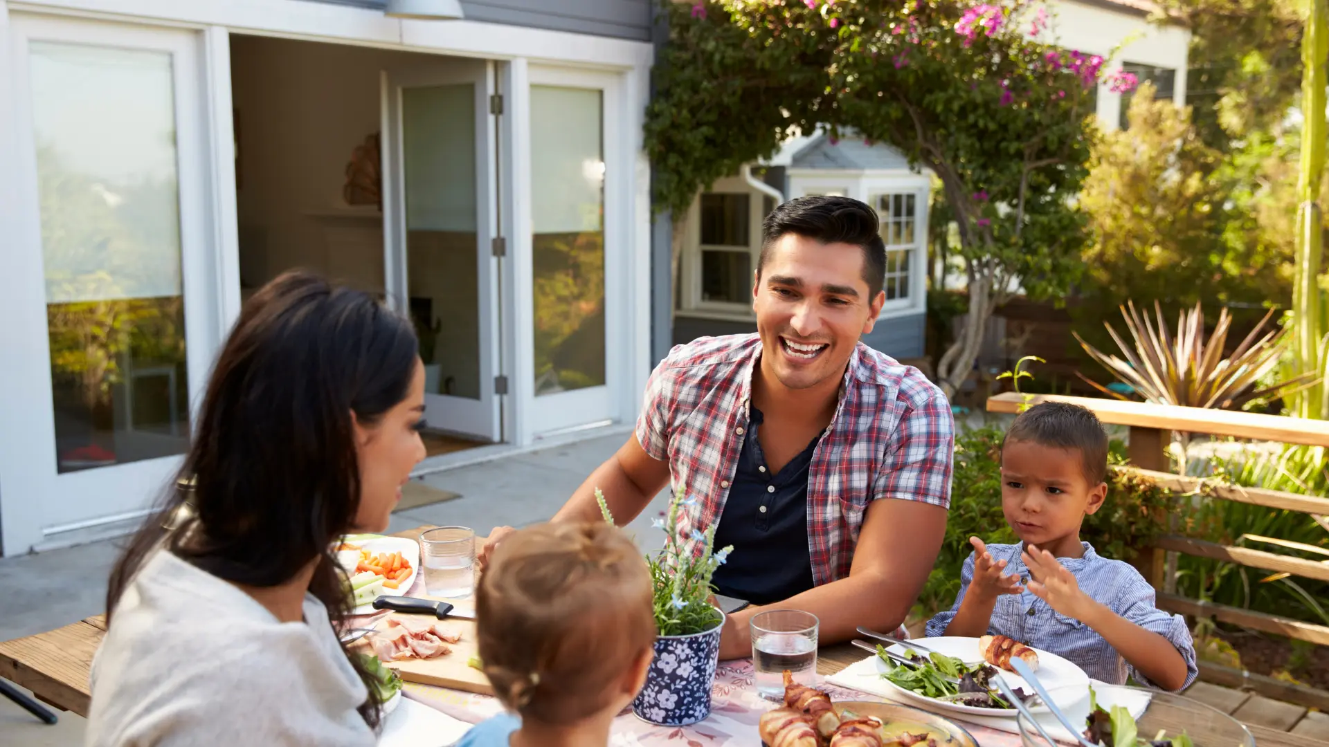 Florida family discussing homestead and inheritance planning